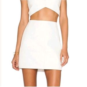 NWT NBD x Naven Twins pebbled high waist skirt